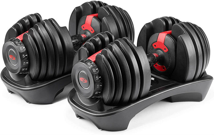 bowflex adjustable dumbbells