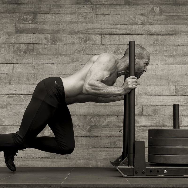 Jason Statham Working out