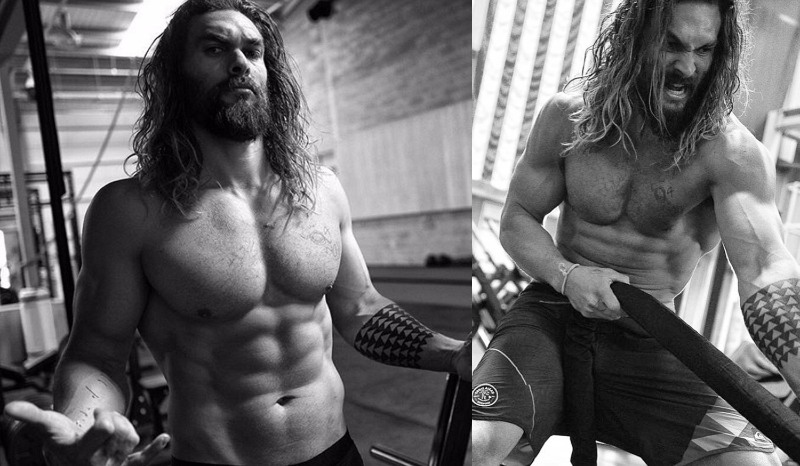 Jason Momoa Working Out