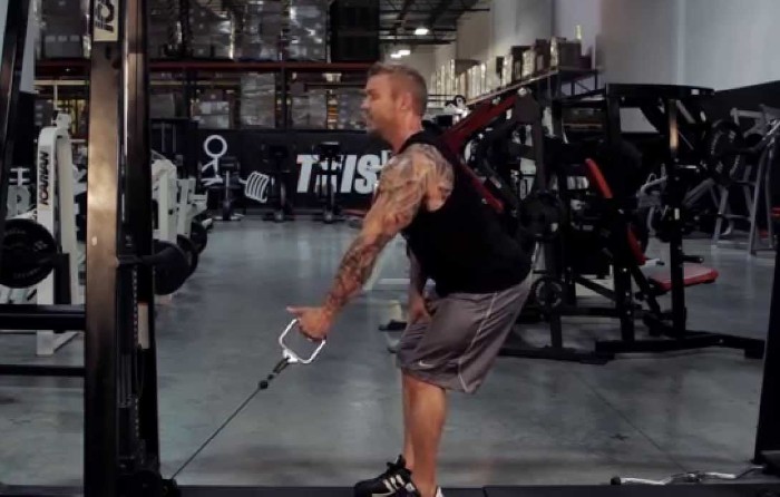 Single Arm cable row 