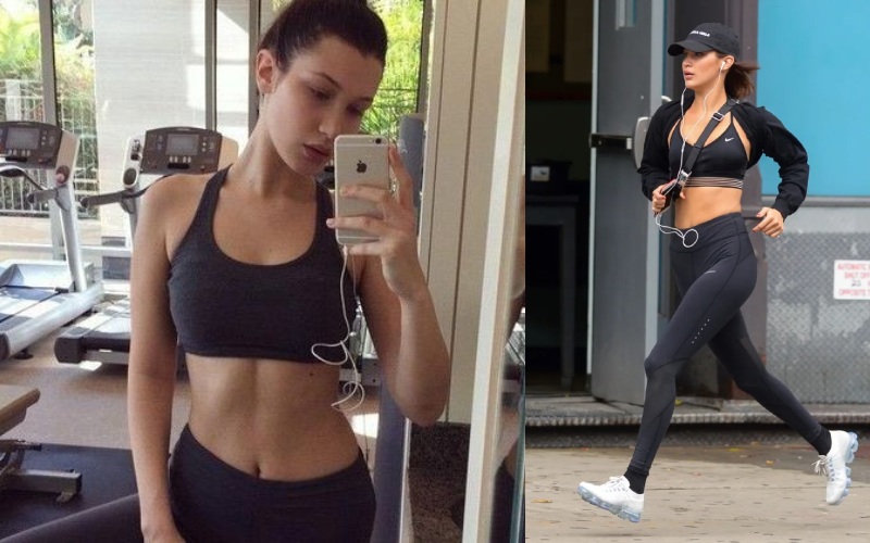 Bella Hadid's Workout