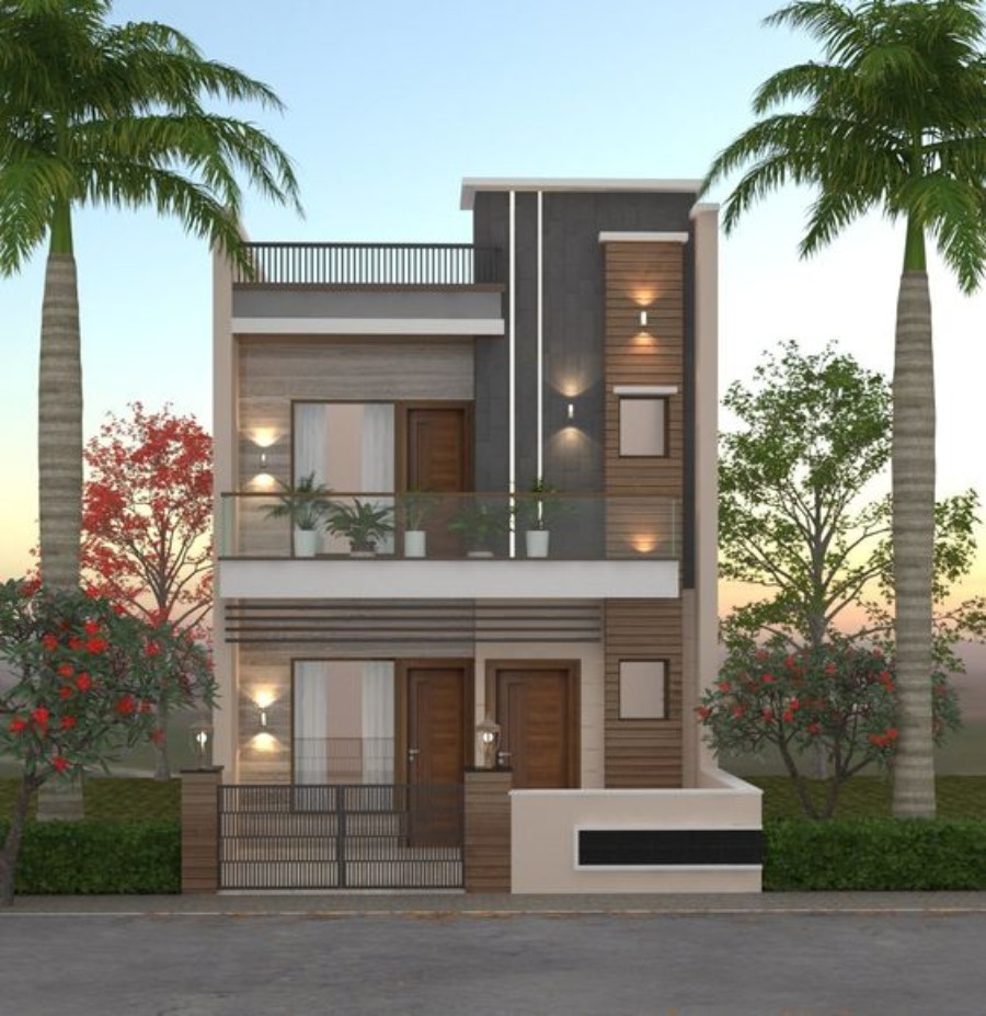 front side elevation design for home