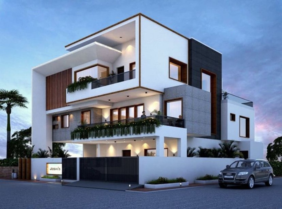 independent house elevation design