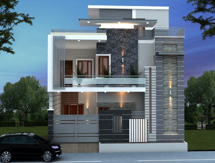 Simple Normal House Front Elevation Designs